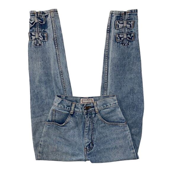 Vintage Mixed‎ Blues Acid Wash Jeans Women's 3 Denim - Picture 2 of 10